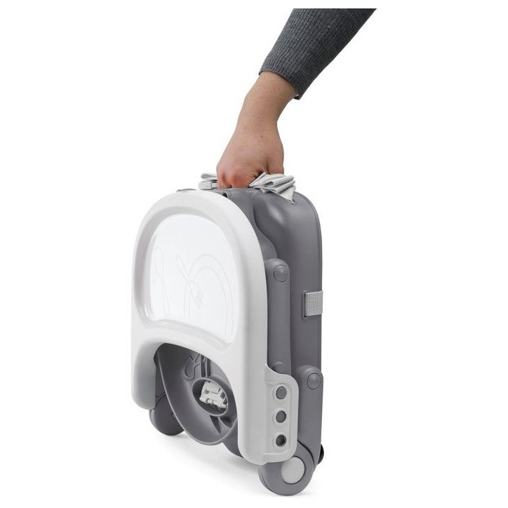 Rehausseur de chaise - CHICCO - Pocket Snack - Compact - Transportable - Dark grey Rehausseur de chaise - CHICCO - Pocket Snack - Compact - Transportable - Dark grey