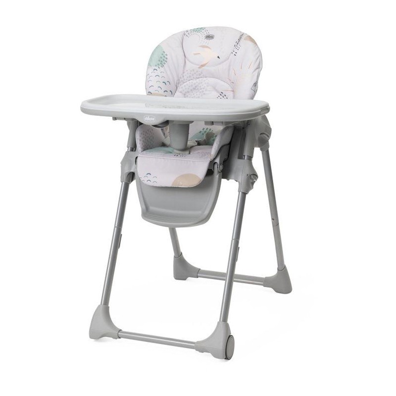 Chaise haute bébé - CHICCO - Polly Easy - Réglable - Confort - Land