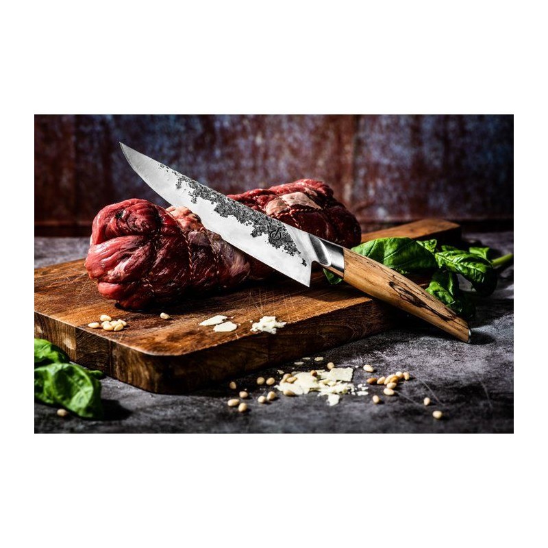 Couteau du chef- FORGED - KATAI - Acier VG10 - Manche en bois de racin