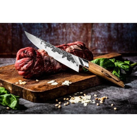 Couteau du chef- FORGED - KATAI - Acier VG10 - Manche en bois de racin