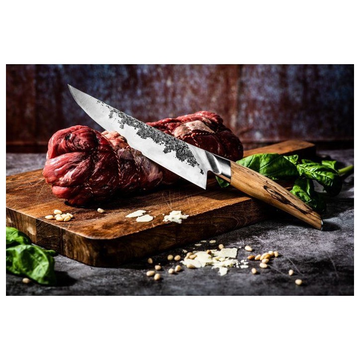 Couteau du chef- FORGED - KATAI - Acier VG10 - Manche en bois de racine - L 20,5 cm