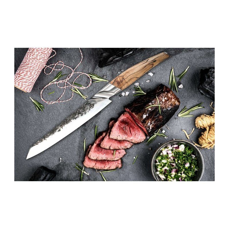 Couteau a viande - FORGED - KATAI - Acier VG10 - Manche en bois de rac