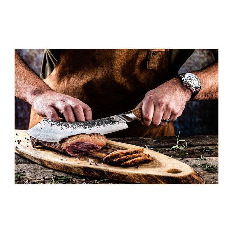Couteau de boucher- FORGED - KATAI - Acier VG10 - Manche en bois de ra