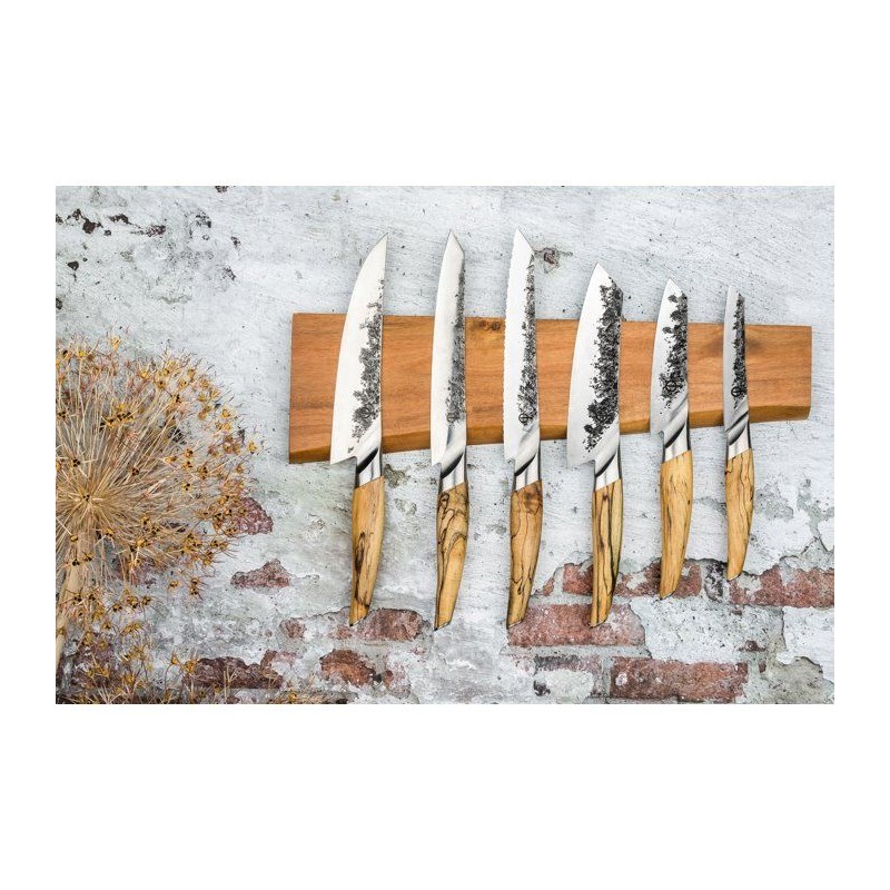 Couteau Santoku - FORGED - KATAI - Acier VG10 - Manche en bois de raci