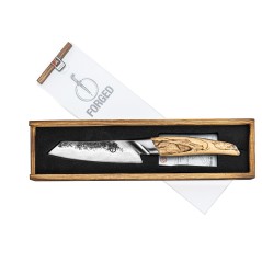 Couteau Santoku - FORGED - KATAI - Acier VG10 - Manche en bois de raci
