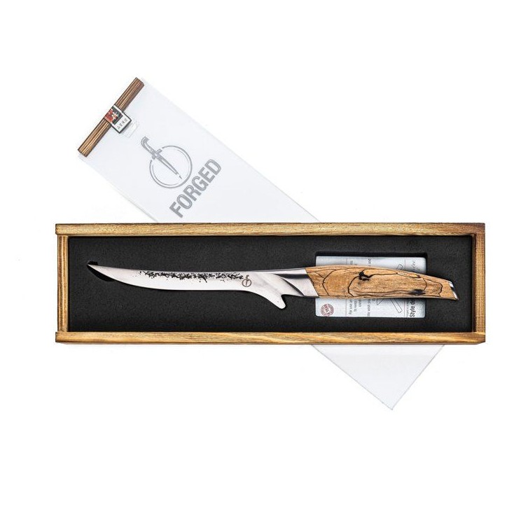Couteau a désosser- FORGED - KATAI - Acier VG10 - Manche en bois de racine - L 15 cm