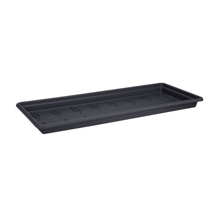 ELHO Soucoupe Jardiniere Green Basic XXL - L 32,9 x l72.2 x H 5.8 cm - Noir - Plastique ELHO Soucoupe Jardiniere Green Basic XXL - L 32,9 x l72.2 x H 5.8 cm - Noir - Plastique