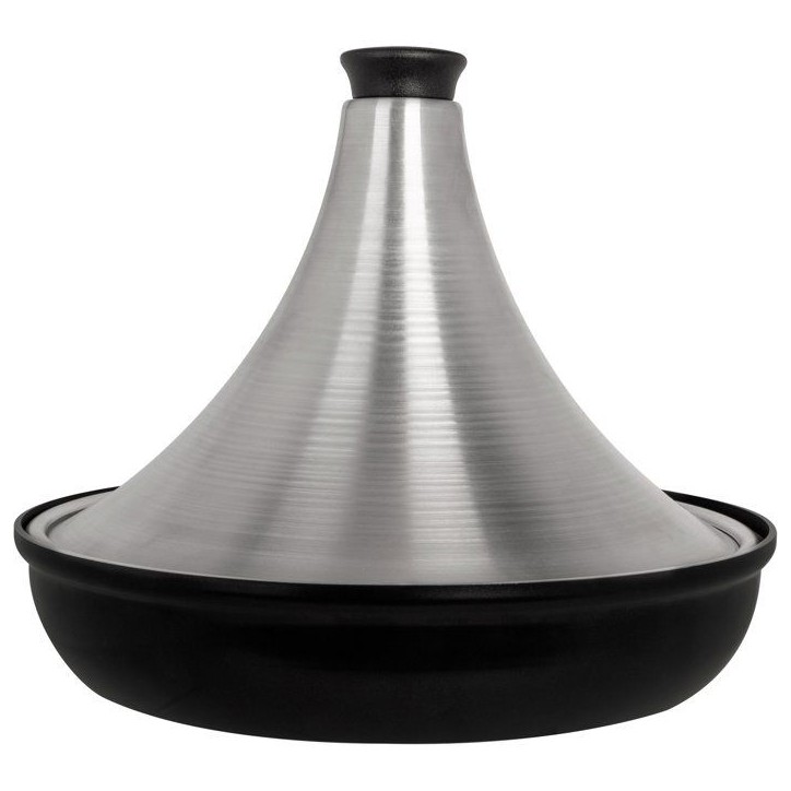 Tajine en aluminium - COSY & TRENDY - Tous feux dont induction - Ø 28 cm - Gris / Noir