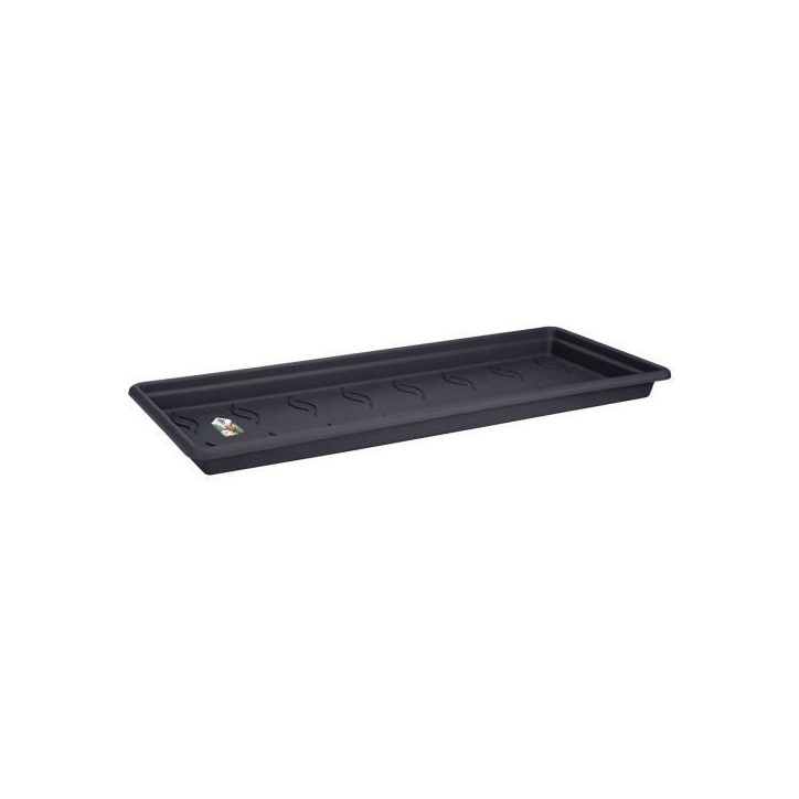 ELHO Soucoupe Jardiniere Green Basic XXL - L 32,9 x l72.2 x H 5.8 cm - Noir - Plastique ELHO Soucoupe Jardiniere Green Basic XXL - L 32,9 x l72.2 x H 5.8 cm - Noir - Plastique