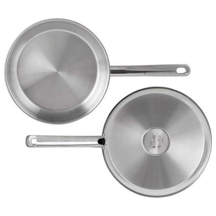 Poele - COSY & TRENDY - DAILY - Acier inoxydable - Ø24 cm - Tous feux dont induction Poele - COSY & TRENDY - DAILY - Acier inoxydable - Ø24 cm - Tous feux dont induction