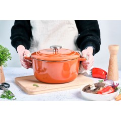Cocotte avec couvercle - COSY & TRENDY - FONTESTIC - Fonte émaillée-