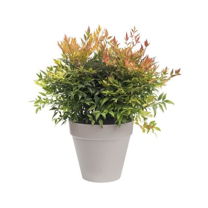 ELHO Pot de fleurs rond Loft Urban - Ø 28.5 x H 26 cm - Gris anthracite ELHO Pot de fleurs rond Loft Urban - Ø 28.5 x H 26 cm - Gris anthracite