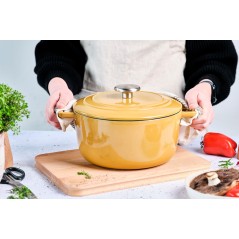 Cocotte avec couvercle - COSY & TRENDY - FONTESTIC - Fonte émaillée-