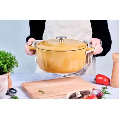 Cocotte avec couvercle - COSY & TRENDY - FONTESTIC - Fonte émaillée-