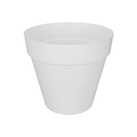 ELHO Pot de fleurs rond avec roues Loft Urban - Ø 38.5 x 35,3 cm - Bl