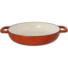 Poele a grill - COSY & TRENDY - FONTESTIC - Fonte émaillée - Ø28 cm