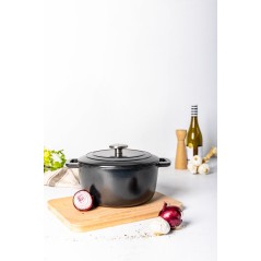 Cocotte avec couvercle - COSY & TRENDY - FONTESTIC - Fonte émaillée-