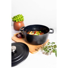 Cocotte avec couvercle - COSY & TRENDY - FONTESTIC - Fonte émaillée-