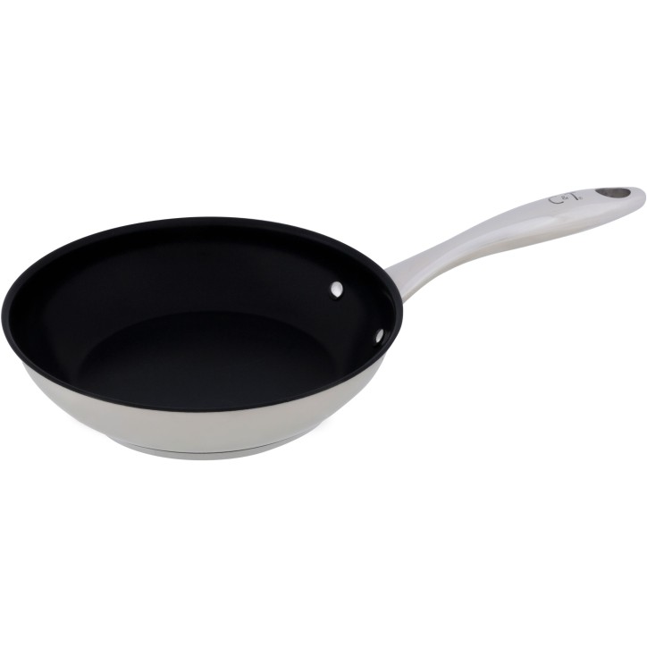 Poele - COSY & TRENDY - CLASSIC - Acier inoxydable - Ø20 cm - Anti-adhésive - Tous feux dont induction Poele - COSY & TRENDY - CLASSIC - Acier inoxydable - Ø20 cm - Anti-adhésive - Tous feux dont induction