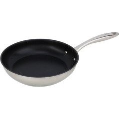 Poele - COSY & TRENDY - CLASSIC - Acier inoxydable - Ø24 cm - Anti-adhésive - Tous feux dont induction