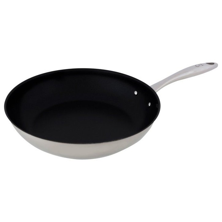 Poele - COSY & TRENDY - CLASSIC - Acier inoxydable - Ø28 cm - Anti-adhésive - Tous feux dont induction Poele - COSY & TRENDY - CLASSIC - Acier inoxydable - Ø28 cm - Anti-adhésive - Tous feux dont induction