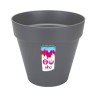 ELHO Pot de fleurs Rond Loft Urban - Ø 38,5 x H 35,3cm - Gris anthrac