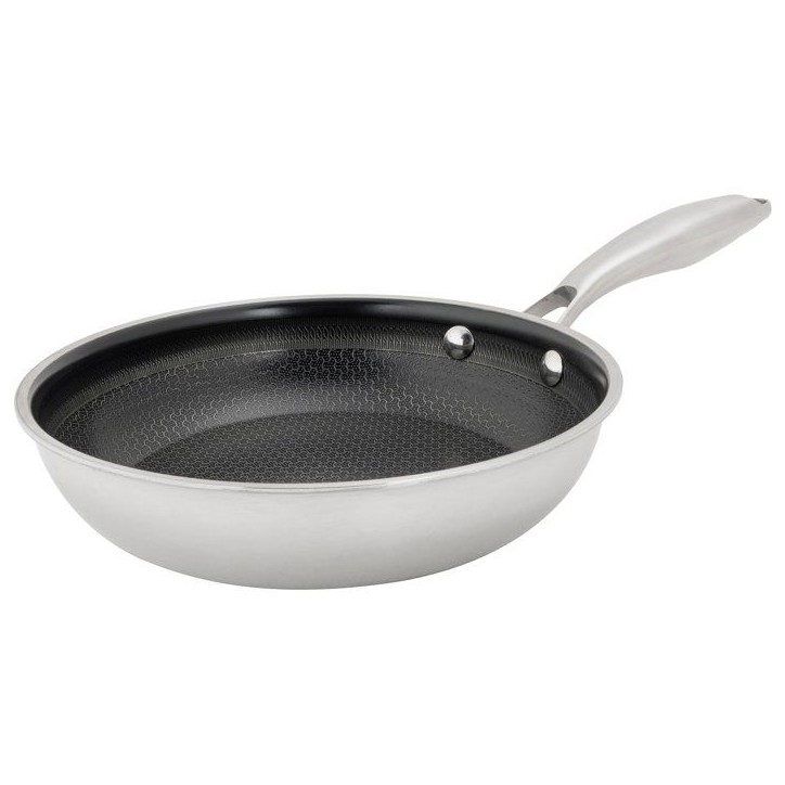 Poele - COSY & TRENDY - HEXAPRO - Acier inoxydable - Ø20 cm - Anti-adhésive - Tous feux dont induction Poele - COSY & TRENDY - HEXAPRO - Acier inoxydable - Ø20 cm - Anti-adhésive - Tous feux dont induction
