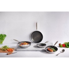 Poele - COSY & TRENDY - HEXAPRO - Acier inoxydable - Ø20 cm - Anti-ad