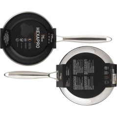 Poele - COSY & TRENDY - HEXAPRO - Acier inoxydable - Ø20 cm - Anti-ad