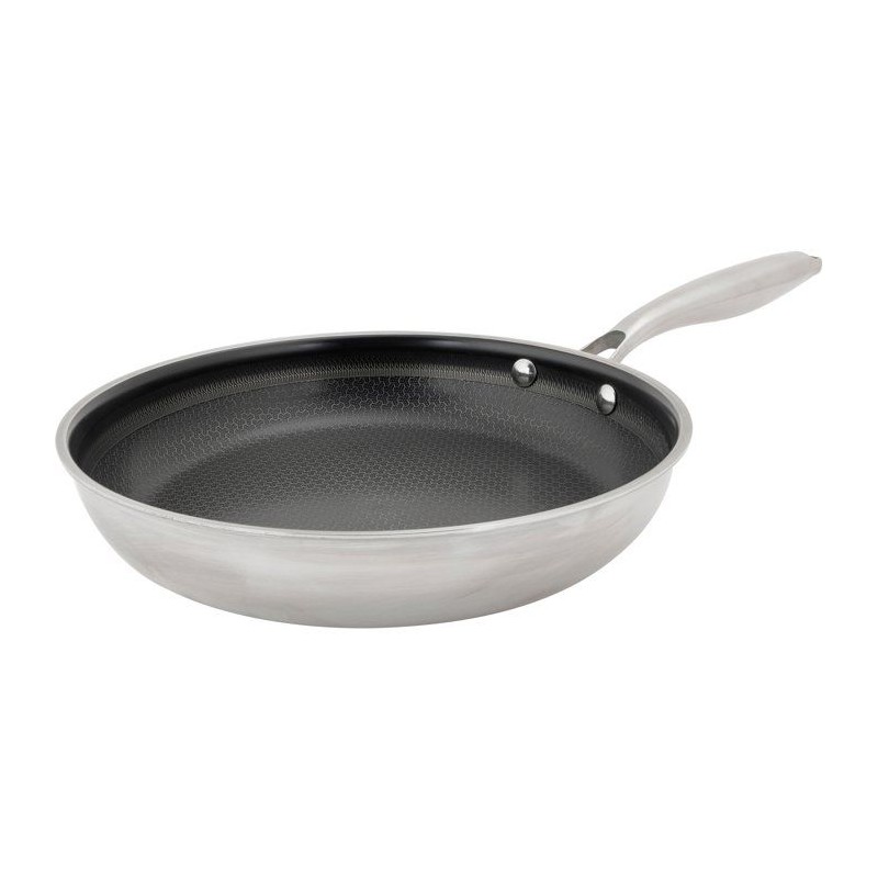 Poele - COSY & TRENDY - HEXAPRO - Acier inoxydable - Ø24 cm - Anti-ad