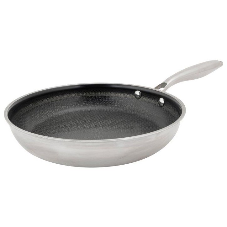 Poele - COSY & TRENDY - HEXAPRO - Acier inoxydable - Ø24 cm - Anti-adhésive - Tous feux dont induction Poele - COSY & TRENDY - HEXAPRO - Acier inoxydable - Ø24 cm - Anti-adhésive - Tous feux dont induction