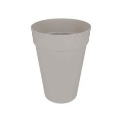 ELHO Pot de fleurs rond Loft Urban Haut 42 - Gris - Ø 42 x H 56 cm -