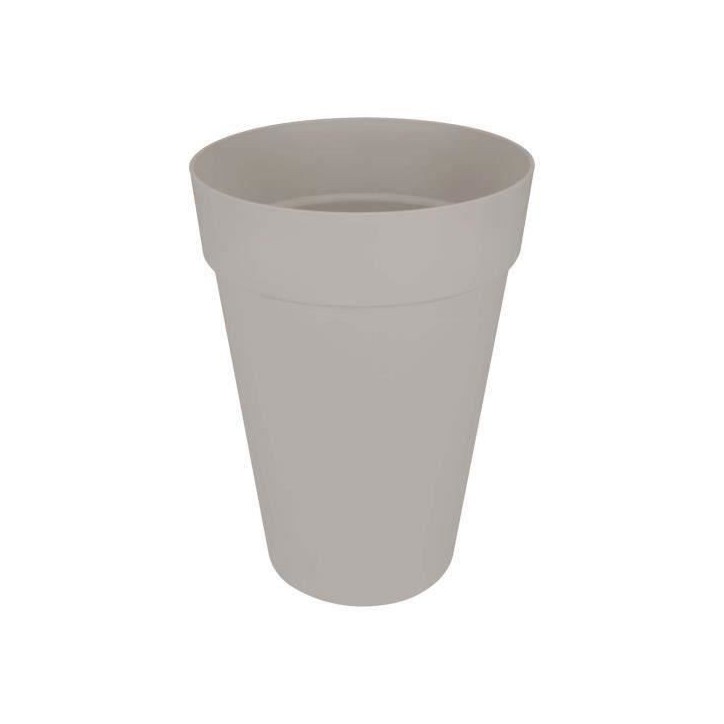 ELHO Pot de fleurs rond Loft Urban Haut 42 - Gris - Ø 42 x H 56 cm - Extérieur