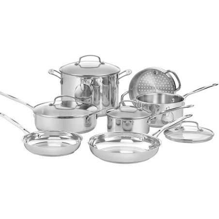 Batterie de cuisine - Tous feux dont induction - CUISINART - 77-11G -