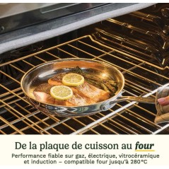 Batterie de cuisine - Tous feux dont induction - CUISINART - 77-11G -