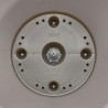 ELHO Pot de fleurs rond Loft Urban Haut 42 - Gris - Ø 42 x H 56 cm -