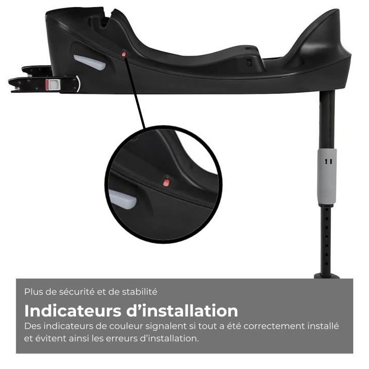 Base One isofix Cbx by Cybex Compatible avec les sieges Aton S2 i-size et Aton B2 i-size - Noir Base One isofix Cbx by Cybex Compatible avec les sieges Aton S2 i-size et Aton B2 i-size - Noir