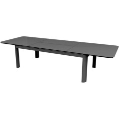 Table de jardin - Rectangulaire - Graphite - Aluminium - 10/16 personn
