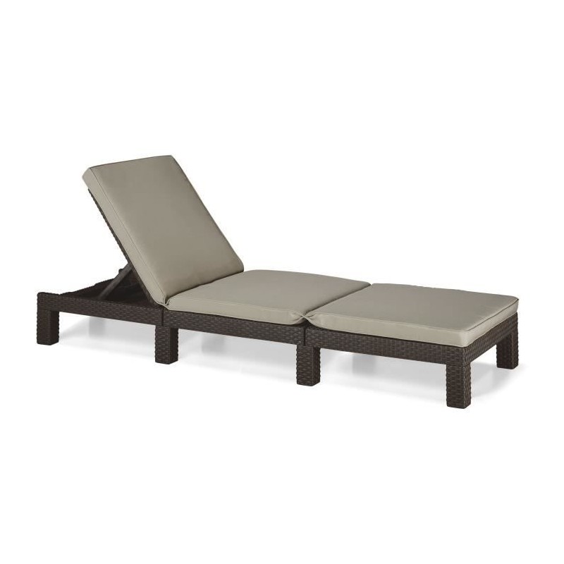 Allibert by KETER - Daytona - bain de soleil - résine imitation rotin
