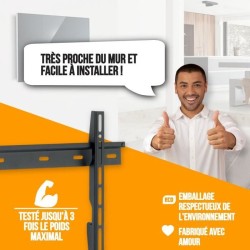Support Mural TV NANOOK - Ultra Plat - 32-55 Pouces - pour télés LCD
