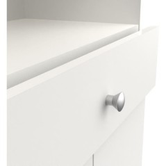 Colonne de salle de bain - 5 Portes - 1 tiroir - 2 niches - miroir - B