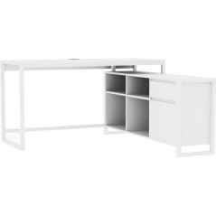 Bureau d'angle réversible Denver - Panneaux de particules - Coloris B