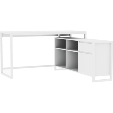 Bureau d'angle réversible Denver - Panneaux de particules - Coloris B