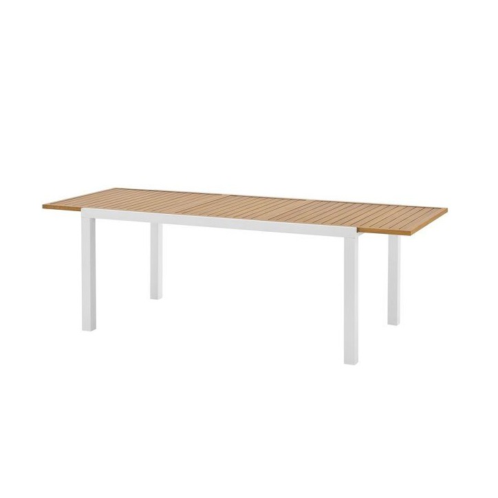 Ensemble repas de jardin LOUNA 8 personnes en aluminium - Table extensible + 8 fauteuils Ensemble repas de jardin LOUNA 8 personnes en aluminium - Table extensible + 8 fauteuils