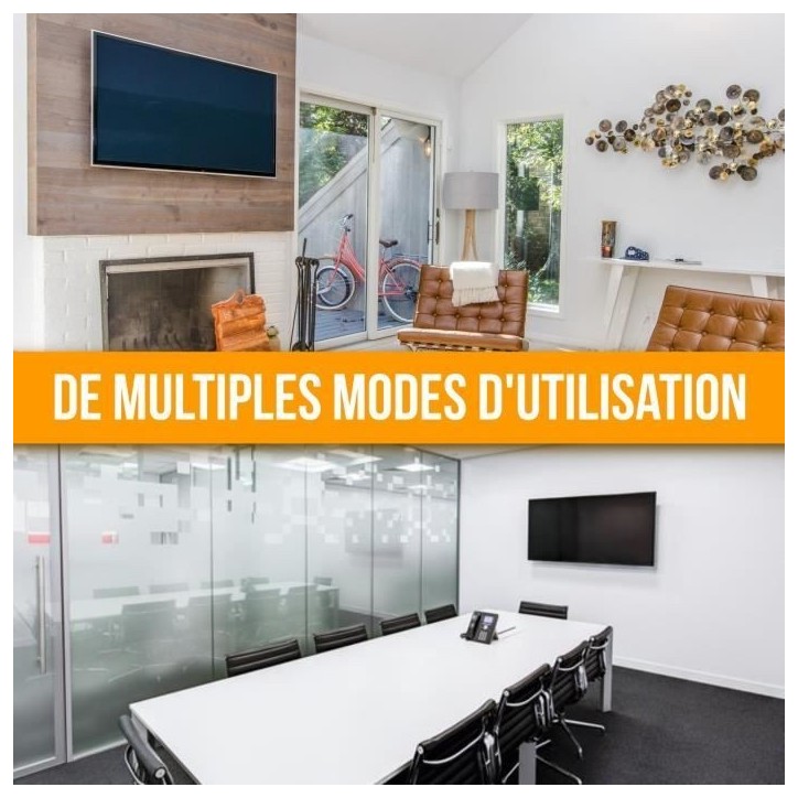 NANOOK Support Mural inclinable pour téléviseurs de 32-55 Pouces- Solution de Montage pour des télés LCD et (O)LED - Noir NANOOK Support Mural inclinable pour téléviseurs de 32-55 Pouces- Solution de Montage pour des télés LCD et (O)LED - Noir