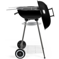 Barbecue a charbon - LIVOO - DOC172N - Surface de cuisson Ø 41 cm - Grille en acier chromé - Cuve et couvercle en acier émail