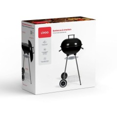 Barbecue a charbon - LIVOO - DOC172N - Surface de cuisson Ø 41 cm - G