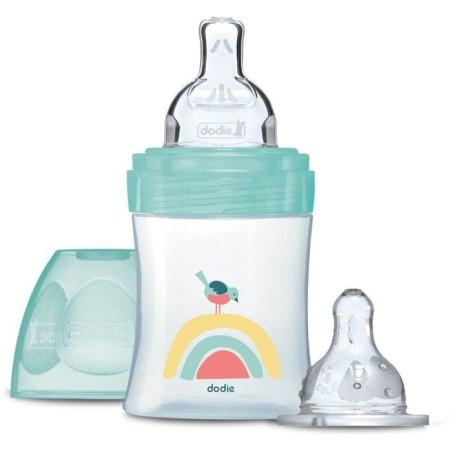 Biberon anti-colique - Kit naissance - DODIE - 150 ml - Tétine plate