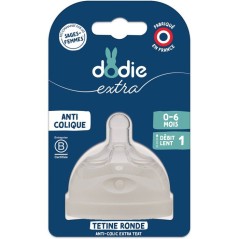 Tétine multi-perforée anti-colique - DODIE - Débit 1 - 0-6 mois - C