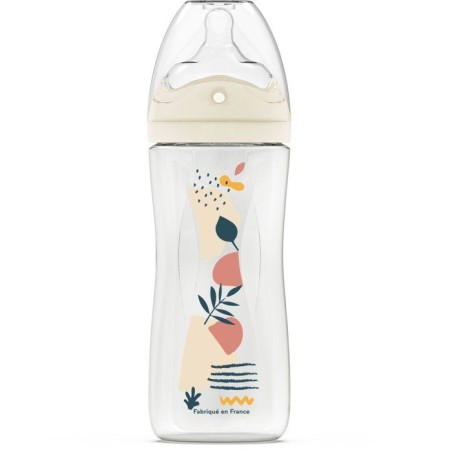 Biberon anti-colique - DODIE - 330 ml - Tétine multi-perforée biomim
